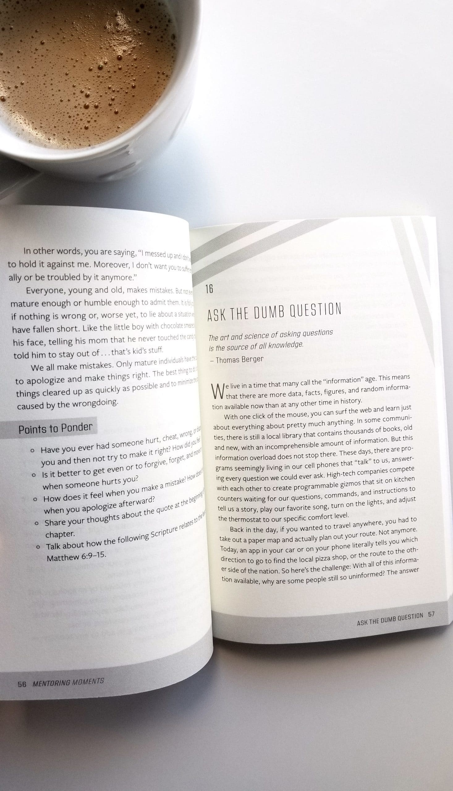 Inside Mentoring Moments Book