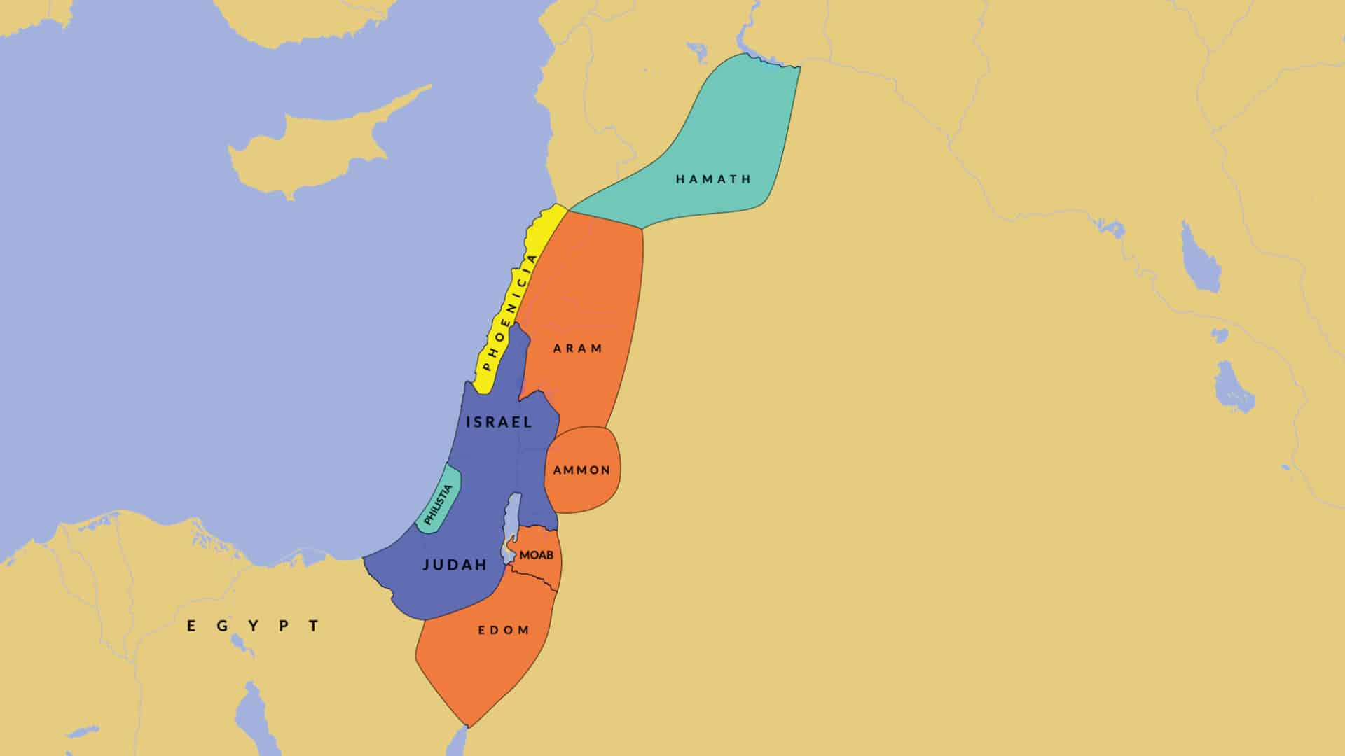 Map of Israel